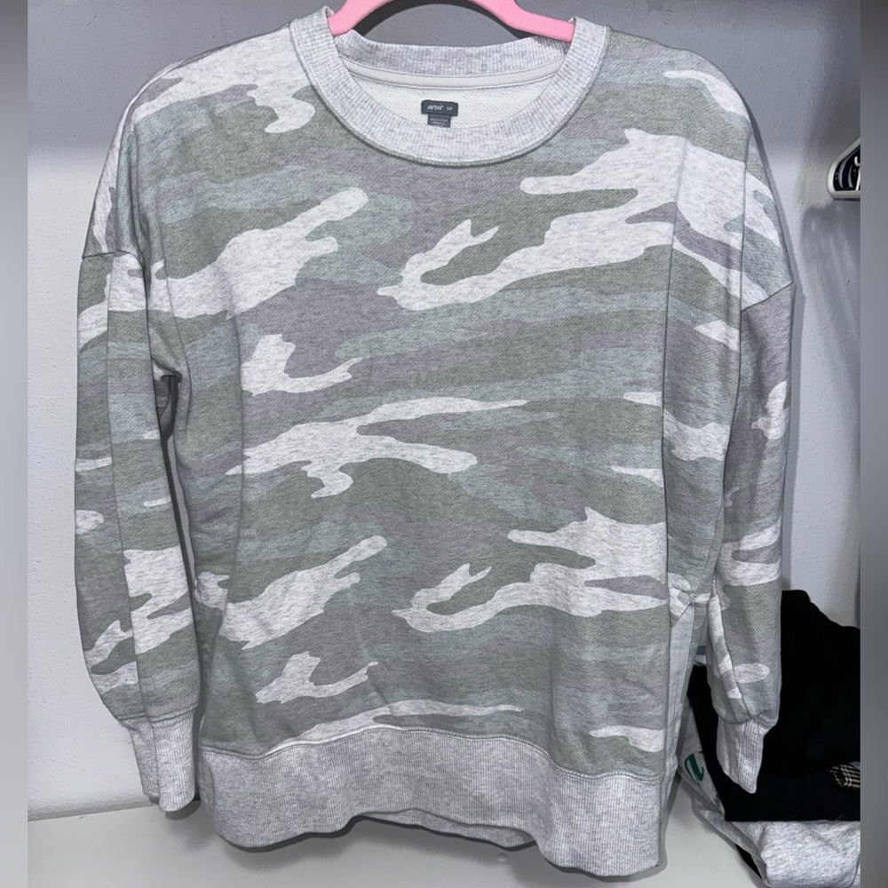 Aerie oversized desert camo sweatshirt